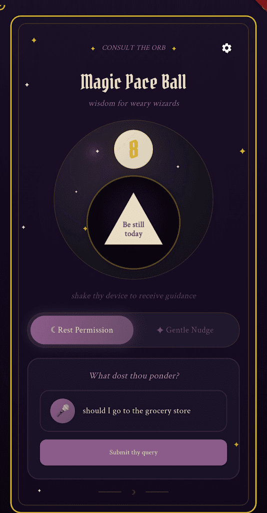 Magic Pace Ball Screenshot